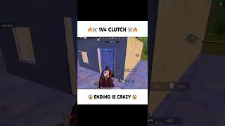 1v4 Clutch🥶🔥 Ending Is Crazy || #shorts #bgmi #pubgmobile