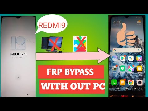 Redmi9 9a,9c,poco c3 Frp Unlock with out pc letest security 2024