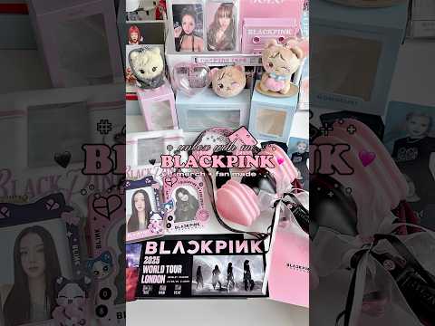 unboxing : BLACKPINK merch for DEADLINE UK tour 🩷 #kpop #blackpink #deadline #concert