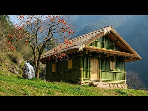 Skills That Build Dreams- Bamboo House and Farm Project #bamboo #viral #diy #survival