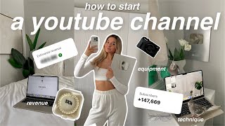 how to ACTUALLY start a youtube channel in 2025 📹  (the no bs advice you need)