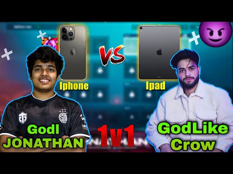 Iphone vs Ipad ft. Jonathan and Godl Crow 😈 1v1 Tdm intense Fight