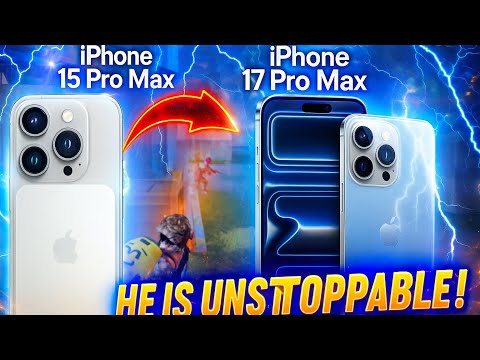  iPhone 15 Pro Max vs iPhone 17 Pro Max ⚡ BGMI TDM Showdown! @rdxliku2930 