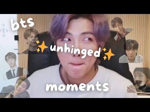 bts unhinged moments that have me questioning sanity