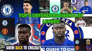SHOCKING🆕🛑: MARC GUEHI & CHALOBAH SWAP AGREED✅+ 5 CHELSEA DEFENDERS SHORTLIST REVEALED✅|ENZO MILLOT✅
