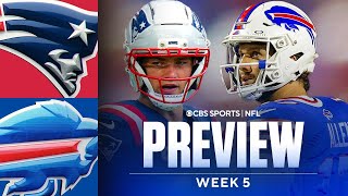 Patriots at Bills Sunday Night Football Preview: Predictions and Best Bets ✅ | NFL Week 5