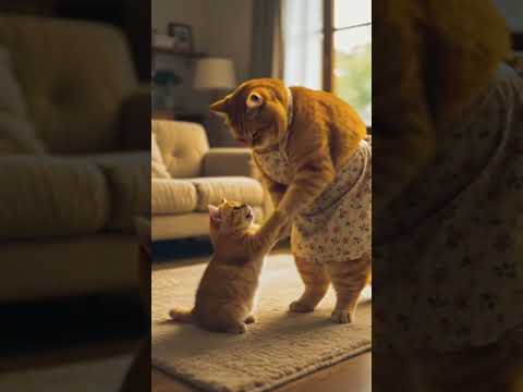 Joy After the Struggle #cartoon #cutecat #kitten #cute #animation #cat #video