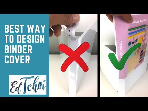 How to Design an Amazing 3-Ring Binder Cover using the QuickFit Design Tool