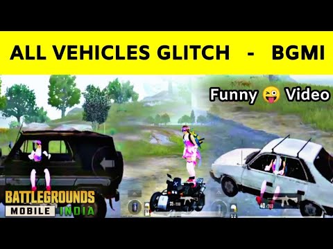 Funny 😜 Car Glitch - BGMI / PUBG