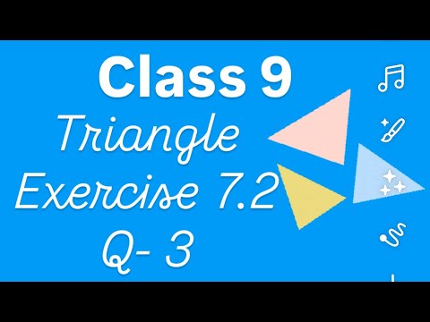 Exercise 7.2 Q-3 | Triangle | Ncert maths class10 #maths #education #ncert #learning #cbse 