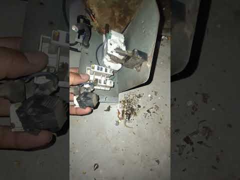 Double Door Refrigerator Wire Dismantle