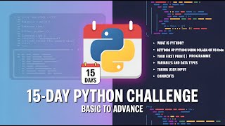 Day 1: Learn Python from Scratch | 15-Day Python Challenge for Beginners
