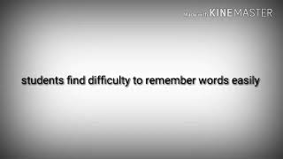 How to remember words easily in few steps