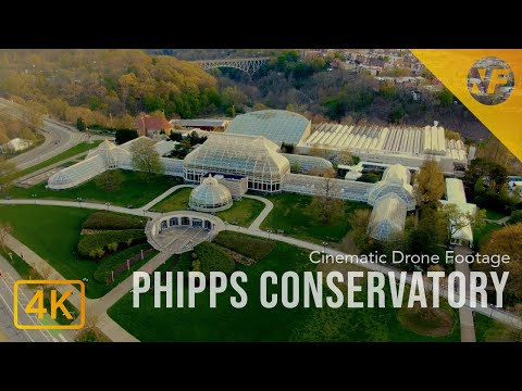 Phipps Conservatory | 4K Drone Footage ~ Pittsburgh, PA | Cinematic Flyover with DJI Mavic 2