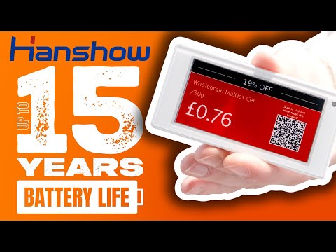 Hanshow Electronic Shelf Labels (ESLs) | The Barcode Warehouse