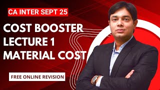 COST BOOSTER LECTURE 1 MATERIAL COST
