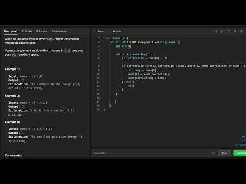 [Leetcode] 41. First Missing Positive