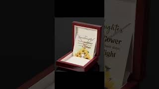 To My Daughter Necklace from Mom, Meaningful Necklaces for Daughter from Mom
