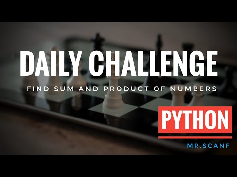Python program to sum and product numbers #python #sumoftwonumbers