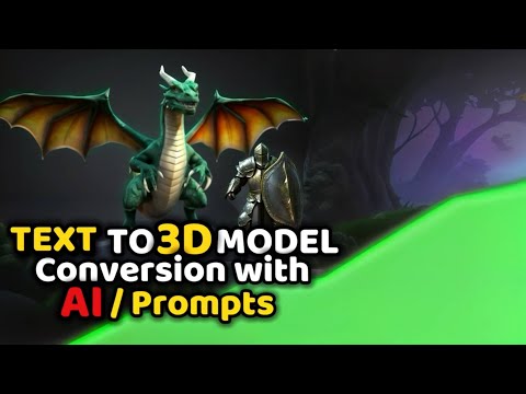Text-to-3D Model Conversion with AI (Prompts) | Complete Tutorial