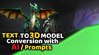 Text-to-3D Model Conversion with AI (Prompts) | Complete Tutorial