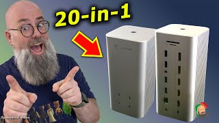 This 20-in-1 Dock from Tobenone Powers THREE 4K Monitors