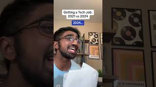 tech job market 2021 vs 2024 be like 😲😲