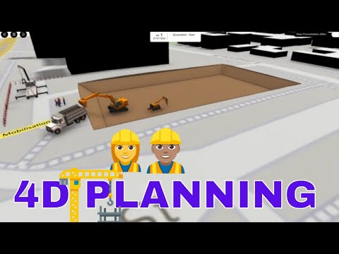 🔥 Trending 4D Program Video | Intrinsic Detail Planning in 4D| BIM🏗️🌆 #project #planning #bim