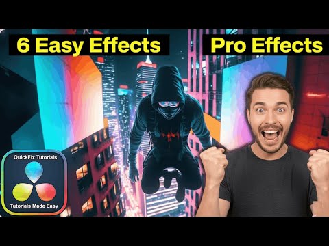 6 Effects in DaVinci Resolve That Make You Look Like a Pro