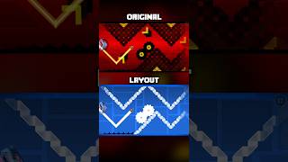 Nine Circles: Original vs Layout [Comparison] | Geometry Dash 2.2 #shorts