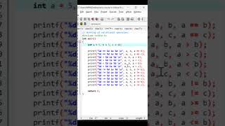 Class 12 | Relational Operator in C Language |#cprogramming #cprogrammingvideo