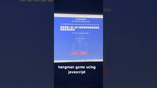 Hamgman game using javascript.#programming #coding #developer #tech