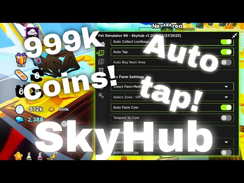 New Pet simulator 99 Script |pastebin| (Auto Tap + Auto Farm Coin + Auto Buy Next Area) OP