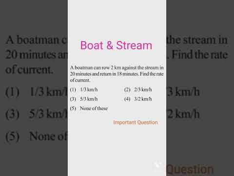 Boat & Stream | SSC | RRB | PSC | BANK | #shorts