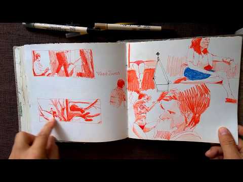 Бежевый блокнот 2017 Скетчбук 2017 Sketchbook 2017