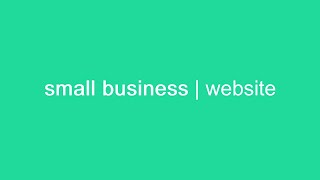 small business | website