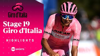 BRUTAL MOUNTAIN STAGE 🥵 | Men's Giro d'Italia Stage 19 Race Highlights | TNT Sports Cycling