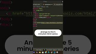 link in html #coding #html  #htmlforbeginners  #beginners  #beginnerscoding #frontendcourse
