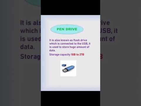 PEN DRIVE |secondary memory #since #knowledge #shortsfeed #shorts #ytshorts #ytshort #viralvideo