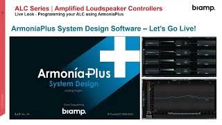 Biamp Webinar - Programming Your ALC Amplified Loudspeaker Controller