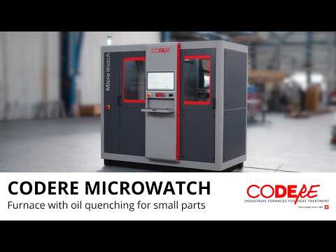 CODERE MICROWATCH - Furnace with oil quenching for small parts