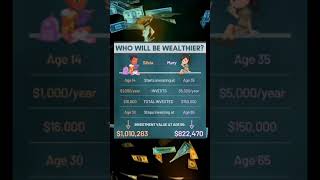 Who Will be Wealthier - Investing Tips! #money #moneyadvice #investing #investingadvice