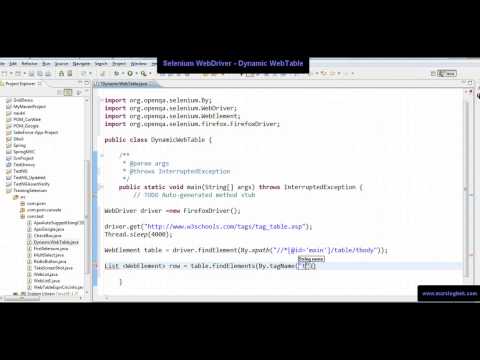 7 DynamicWebTable