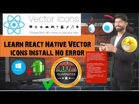 Install React-native Vector Icon with example|react native icons|100 %|React Native Icons|Errorsolve