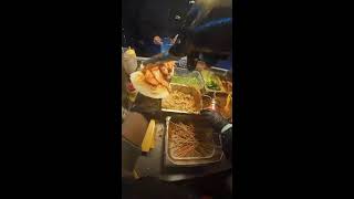 Street Food POV | Real-Time Giant Bun Stuffing with Fried Chicken | Ambient Sounds Only