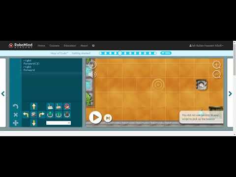 Hour of Code/Getting started/move the beacon
