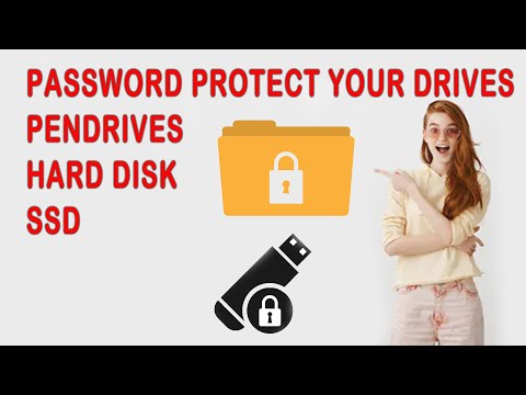 LOCK YOUR DRIVES, HARD DISK, PENDRIVE, SSD || PASSWORD PROTECT YOUR FILES