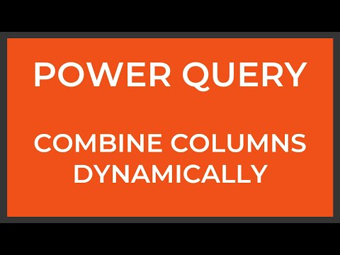 Dynamically merge all columns in Power Query | Power BI | M
