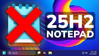 Emergency Update for the Notepad App in Windows 11 25H2 (Big Security Risk)
