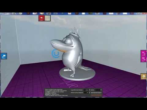 CraftUnique's CraftWare 3D printer software demonstartion #3